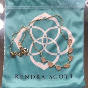 Kendra Scott White Drusy Necklace